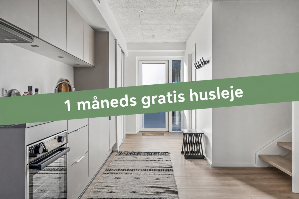 Rækkehus i 2-plan i Vestbjerg – tæt på indkøb - 1 måneds gratis leje 1